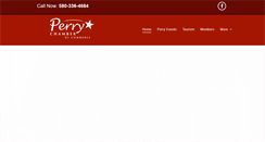 Desktop Screenshot of perryokchamber.com