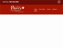 Tablet Screenshot of perryokchamber.com
